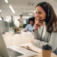 A,Friendly,Technical,Support,Manager,Is,Sitting,At,The,Office